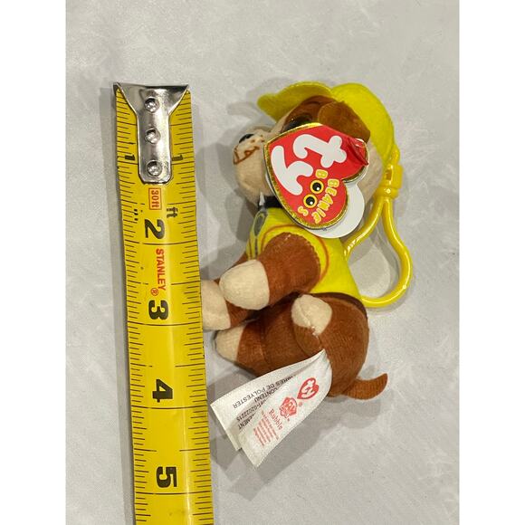 Ty Beanie Boos RUBBLE 2018 Summer Release - PAW PATROL Key Chain - Picture 3 of 7